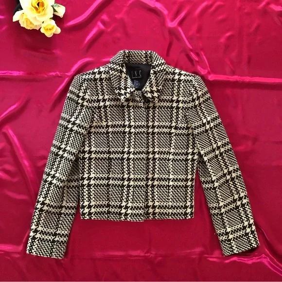 I.N.C. Women Tweed Wool Jacket - Picture 4 of 8